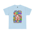 Autism Awareness Pig T-Shirt – "It's OK to Be Different" Colorful Puzzle Tee