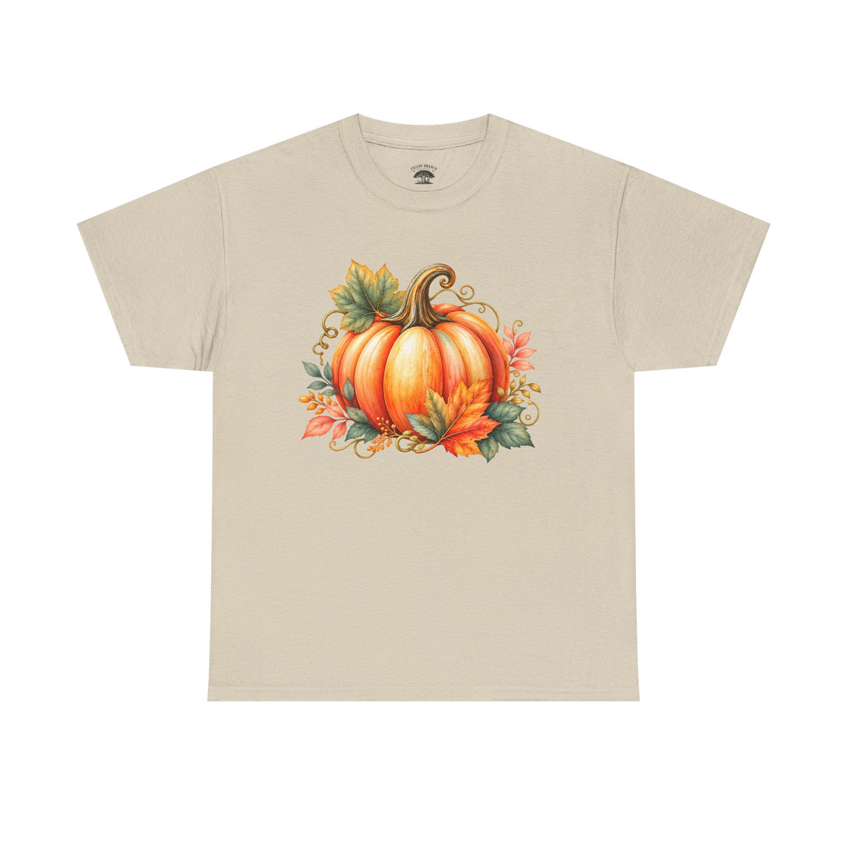 Pumpkin Autumn Graphic Tee — Fall Harvest Shirt