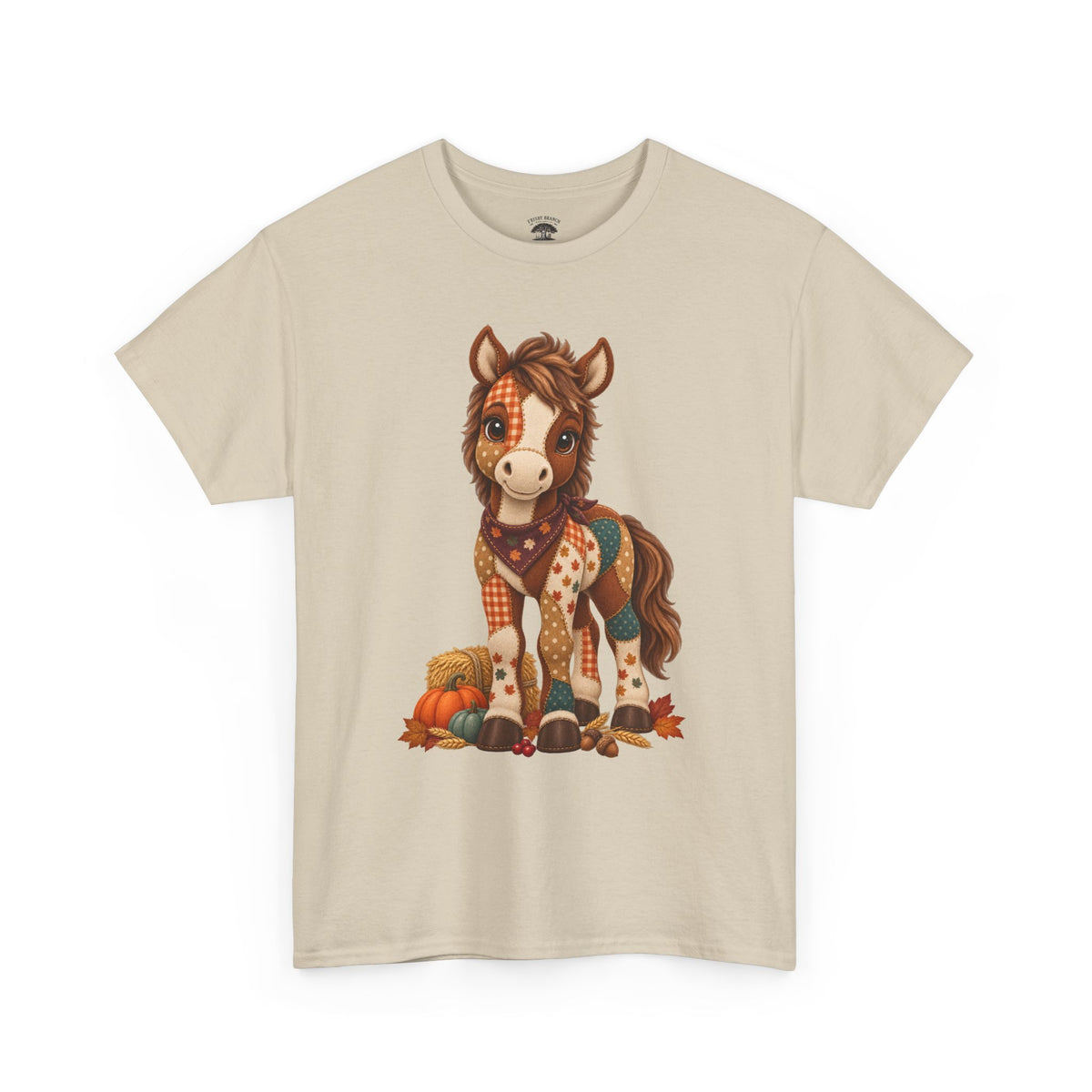 Patchwork Fall Horse T-Shirt