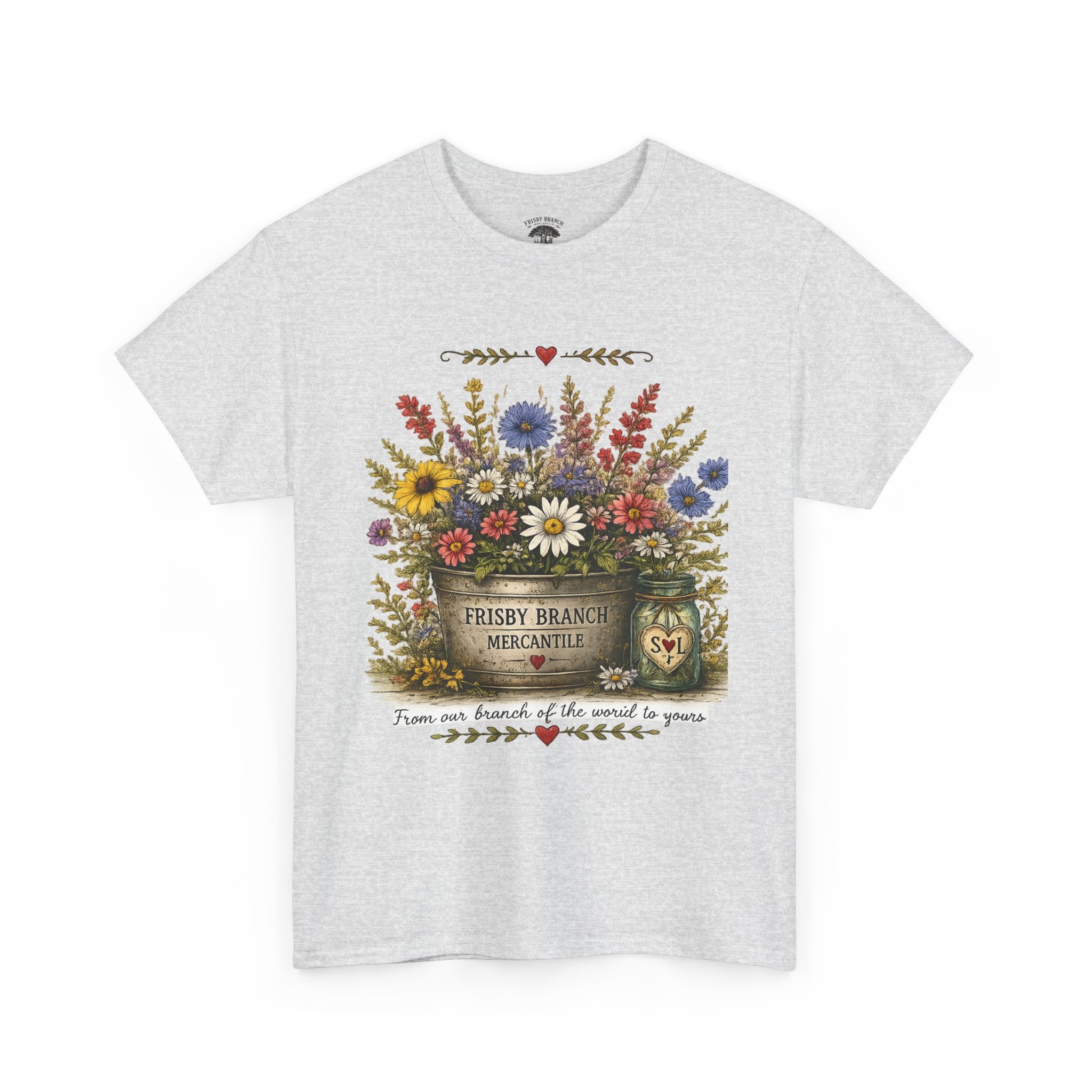Wildflower Bouquet Tee | Country Floral Shirt | Frisby Branch Mercantile