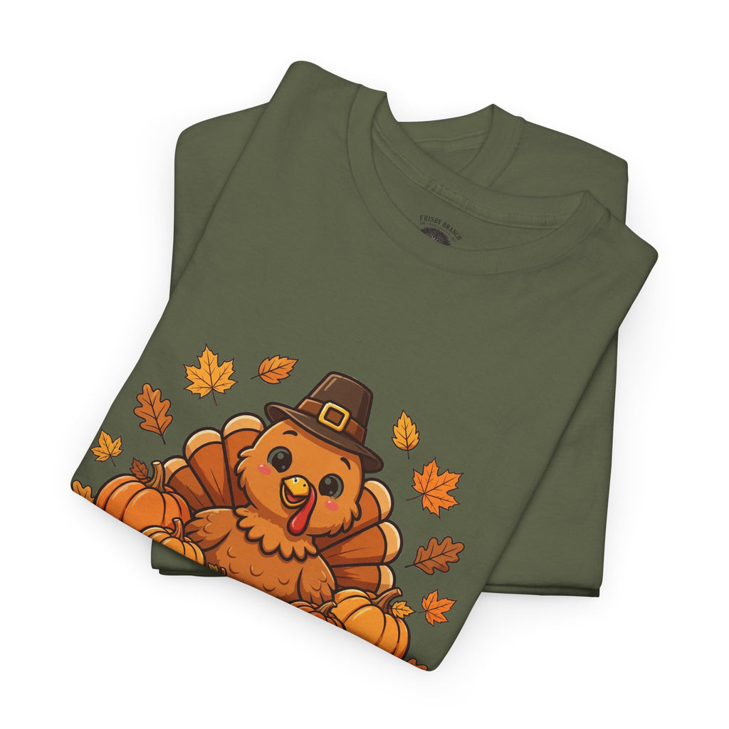 Gobble Til You Wobble T-Shirt — Funny Thanksgiving Turkey Graphic Tee