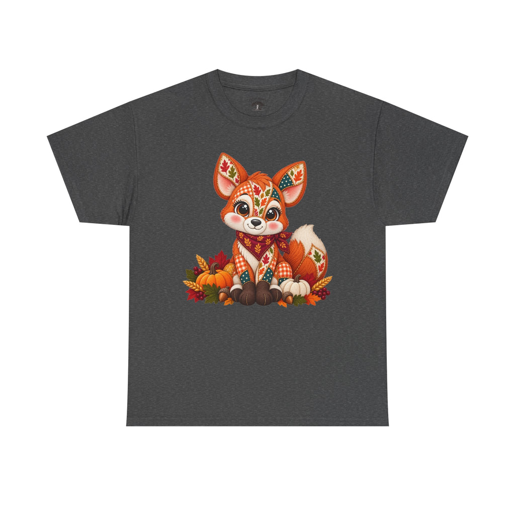Patchwork Fall Fox T-Shirt