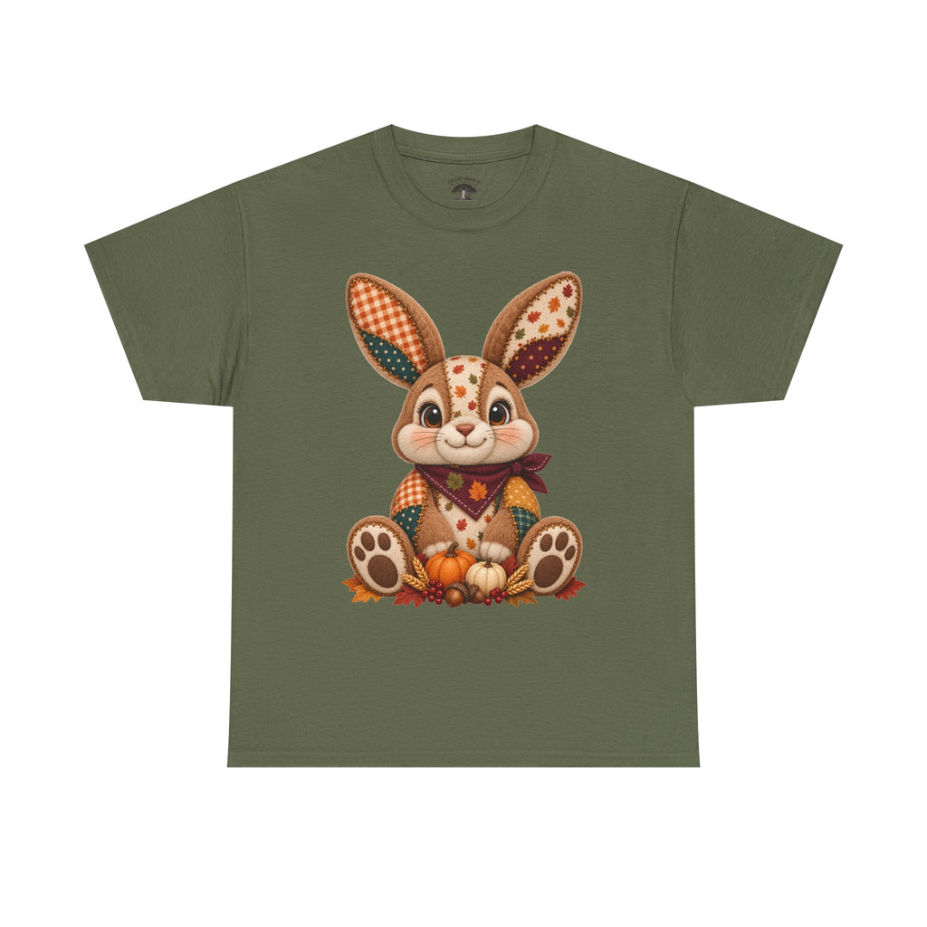 Patchwork Fall Bunny T-Shirt