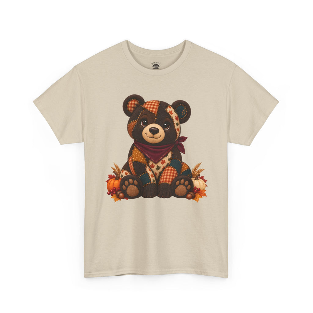 Patchwork Fall Bear T-Shirt