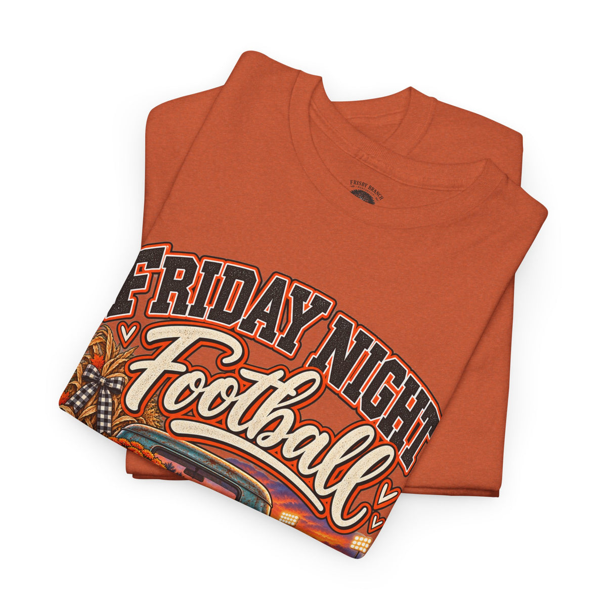 Friday Night Football Vintage Truck Tee – Fall Tailgate & Game Day Shirt