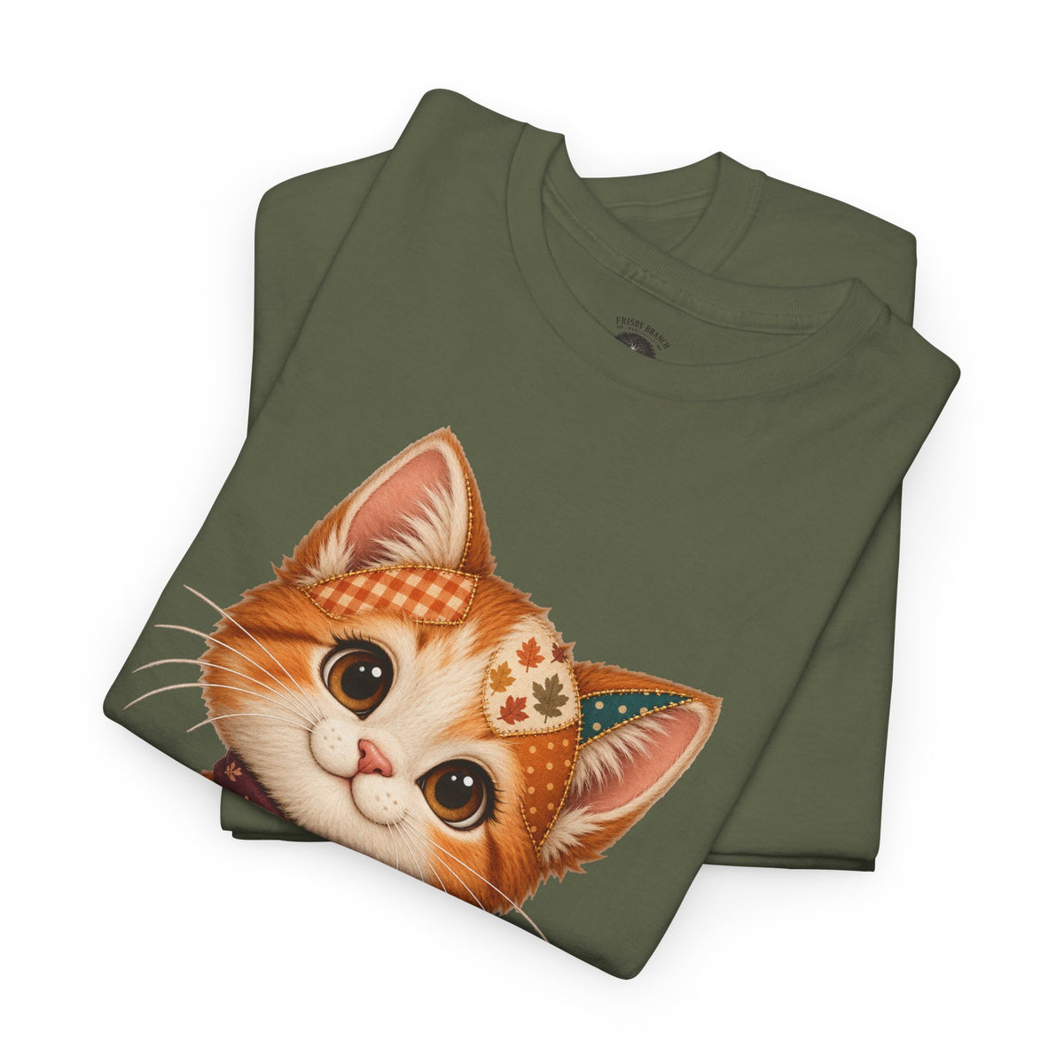 Patchwork Fall Kitten T-Shirt