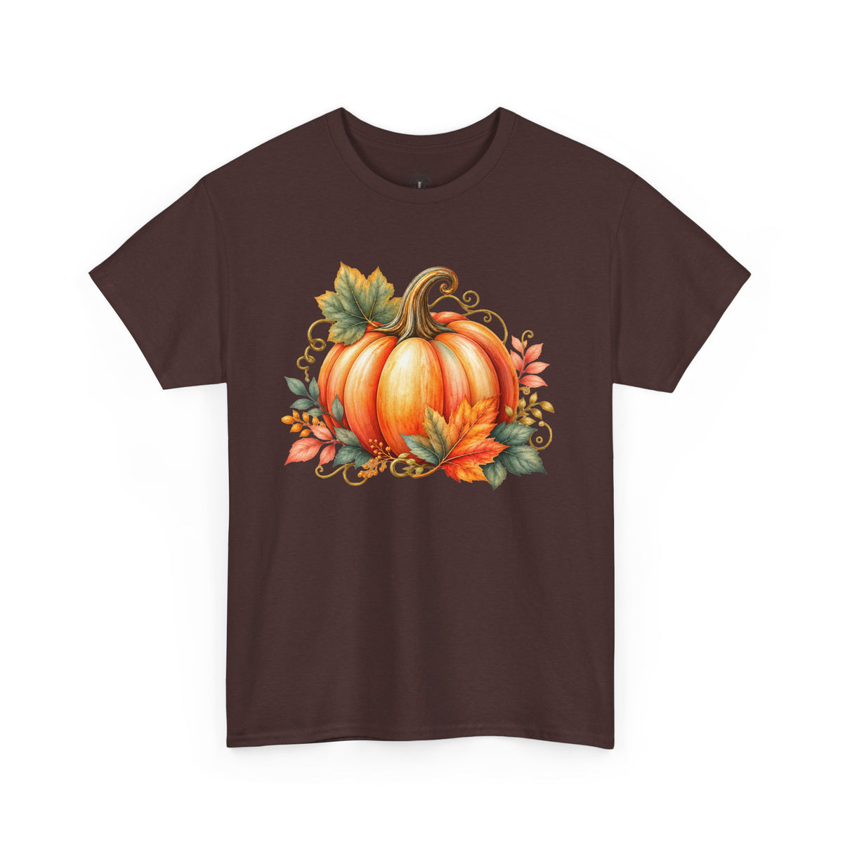 Pumpkin Autumn Graphic Tee — Fall Harvest Shirt