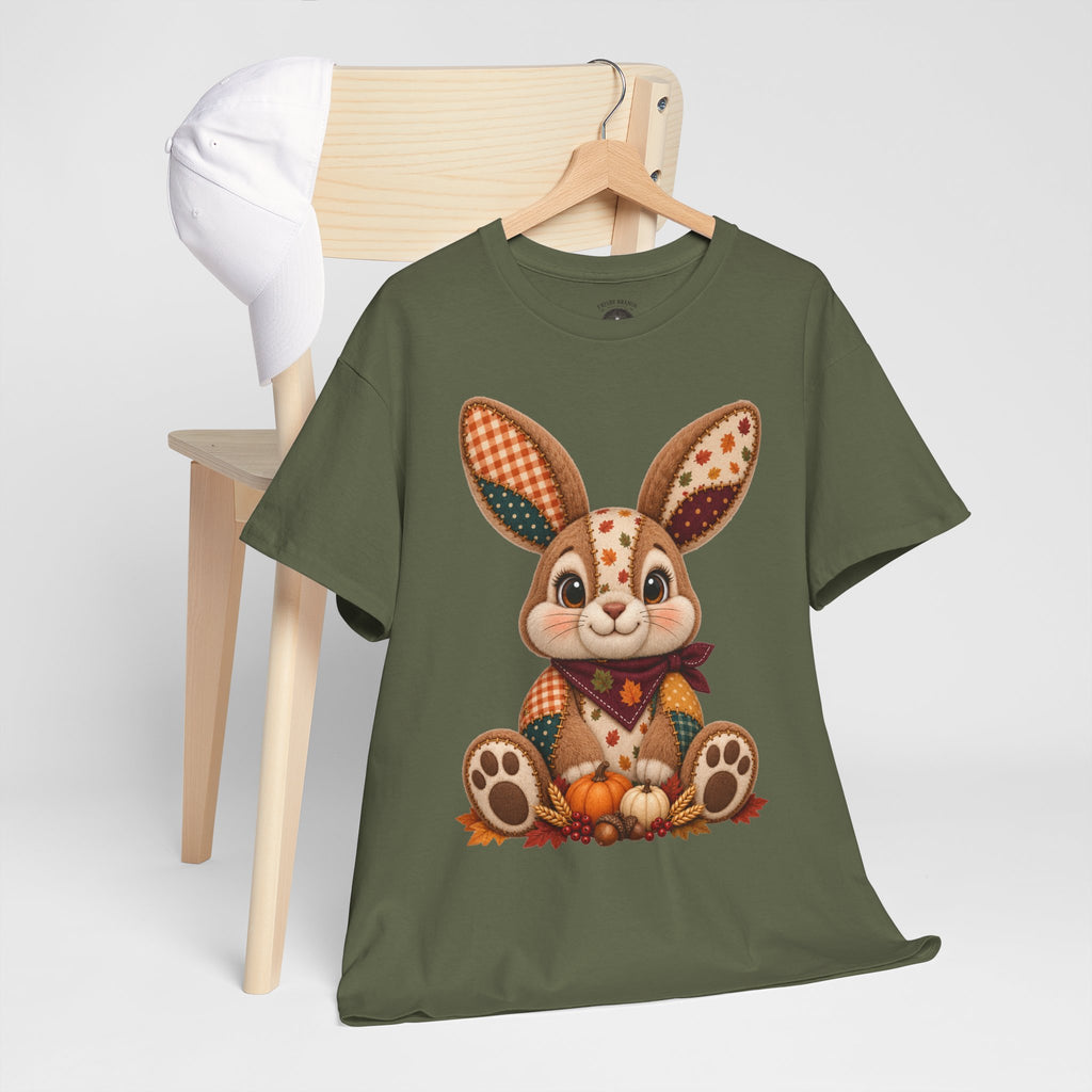 Patchwork Fall Bunny T-Shirt