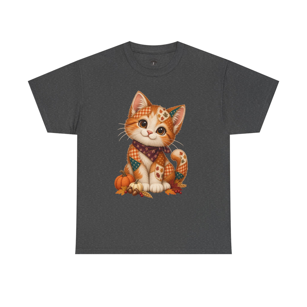 Patchwork Fall Kitten T-Shirt