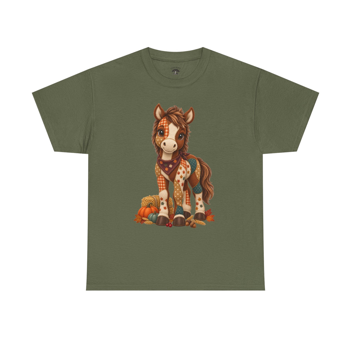 Patchwork Fall Horse T-Shirt