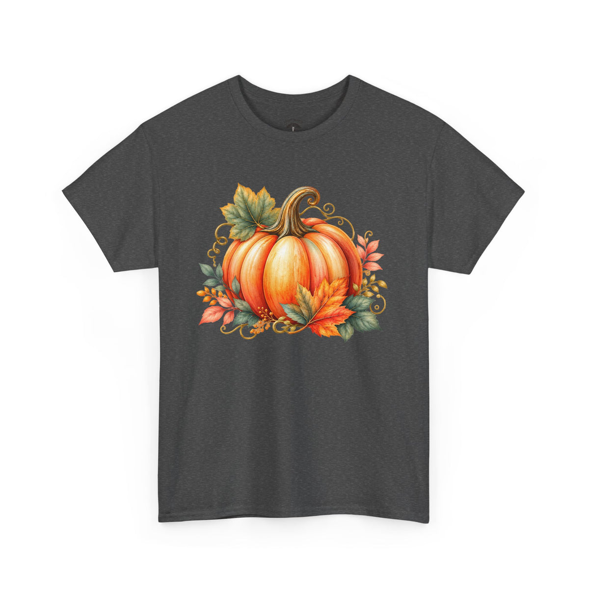 Pumpkin Autumn Graphic Tee — Fall Harvest Shirt