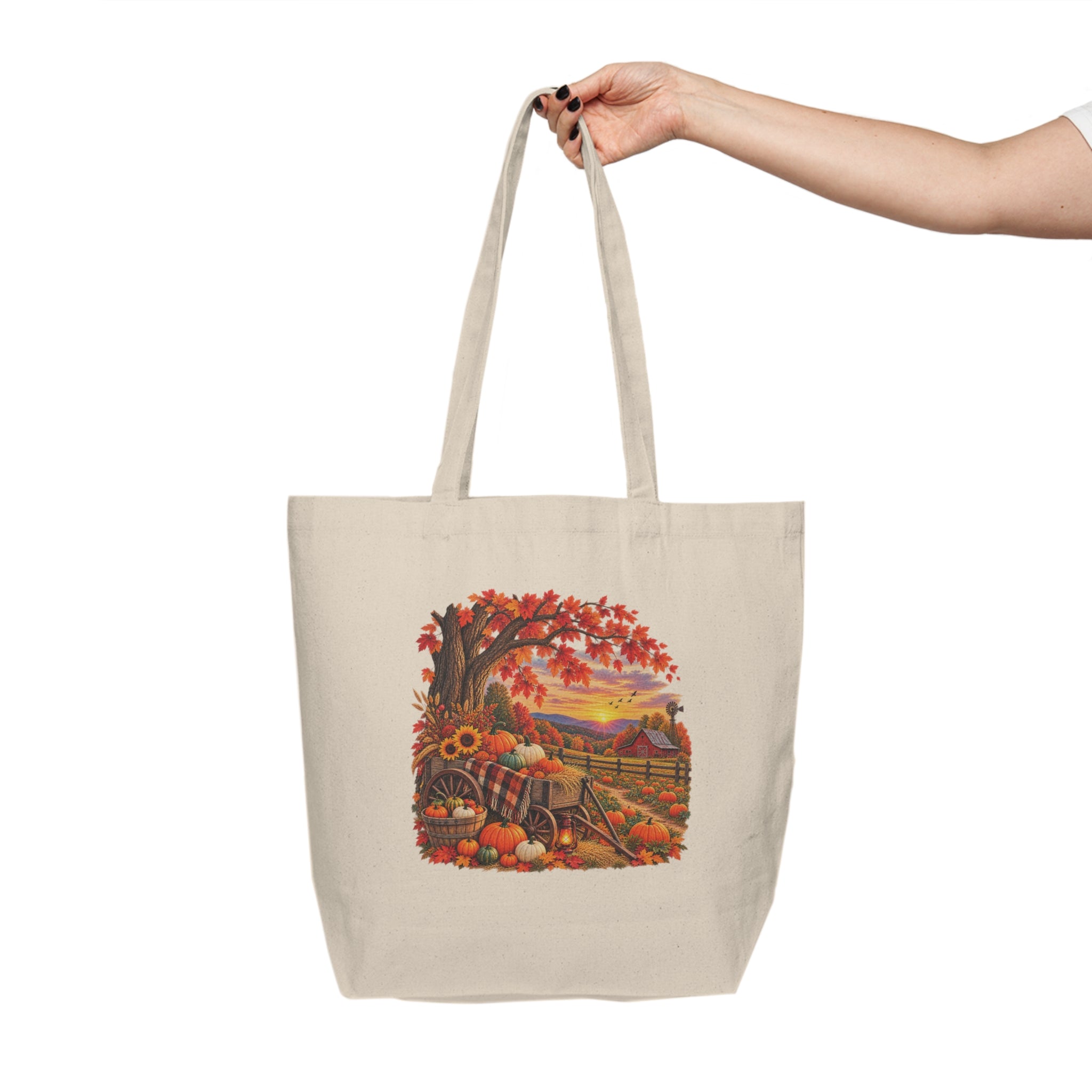 Canvas Shopping Tote