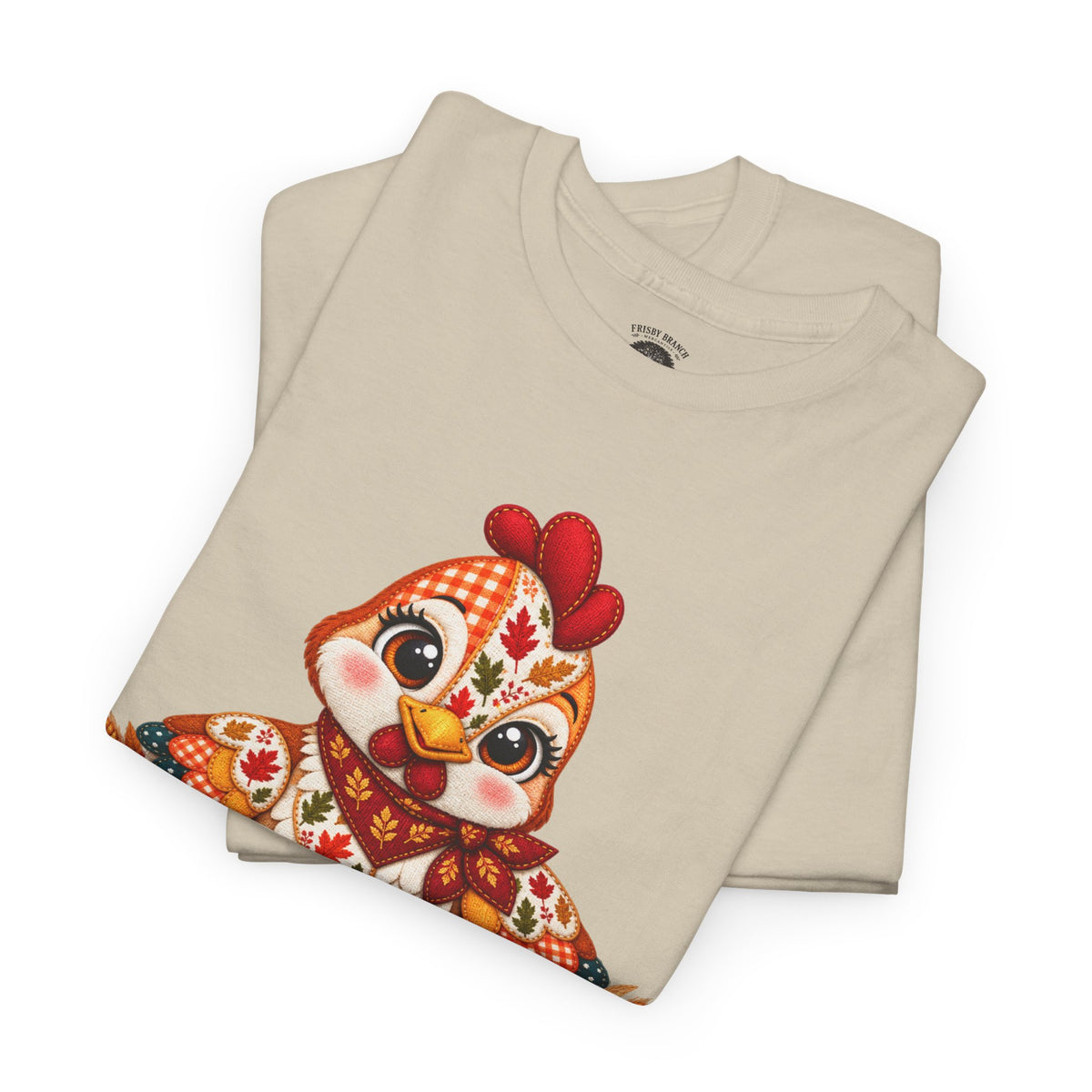 Patchwork Fall Chicken T-Shirt