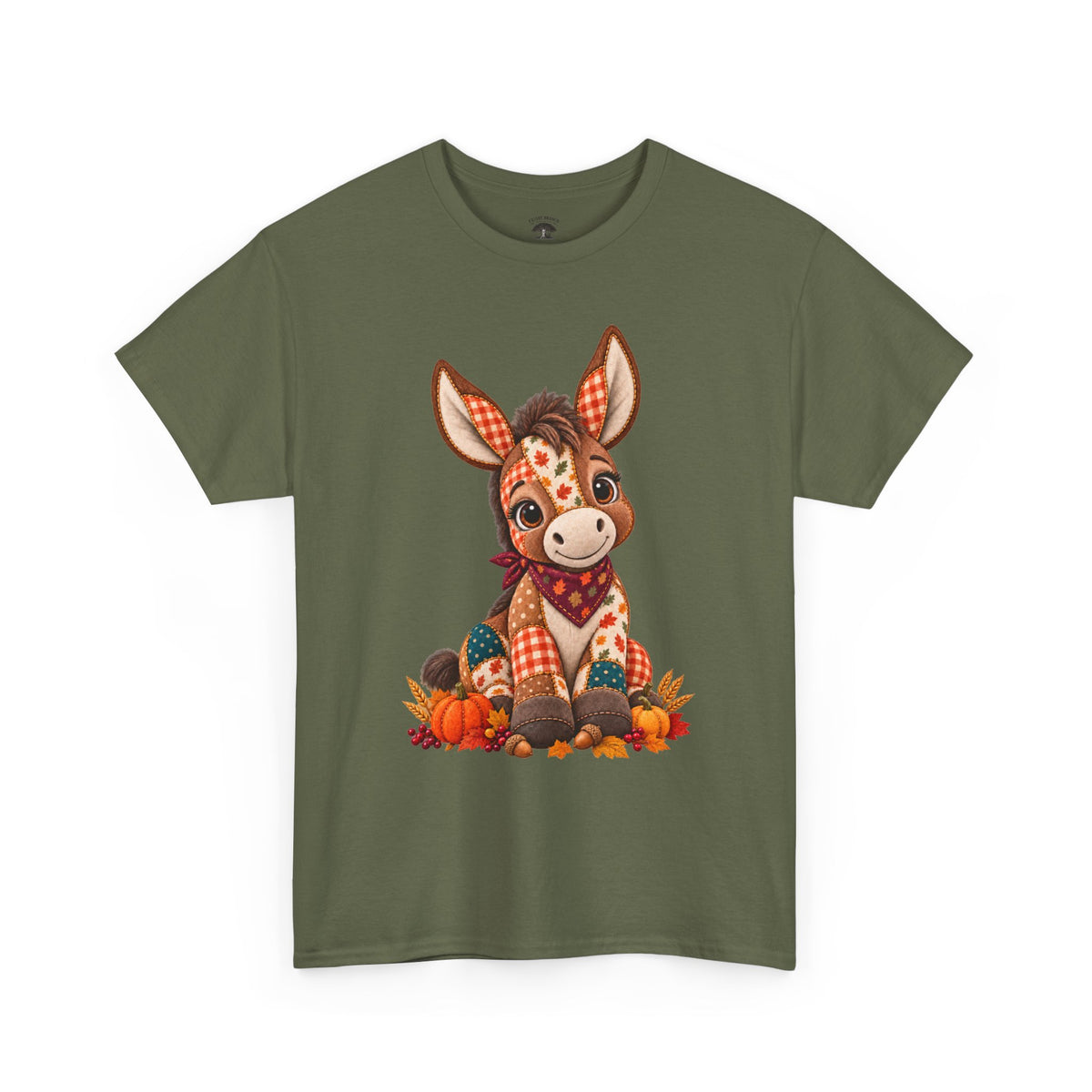 Patchwork Fall Donkey T-Shirt