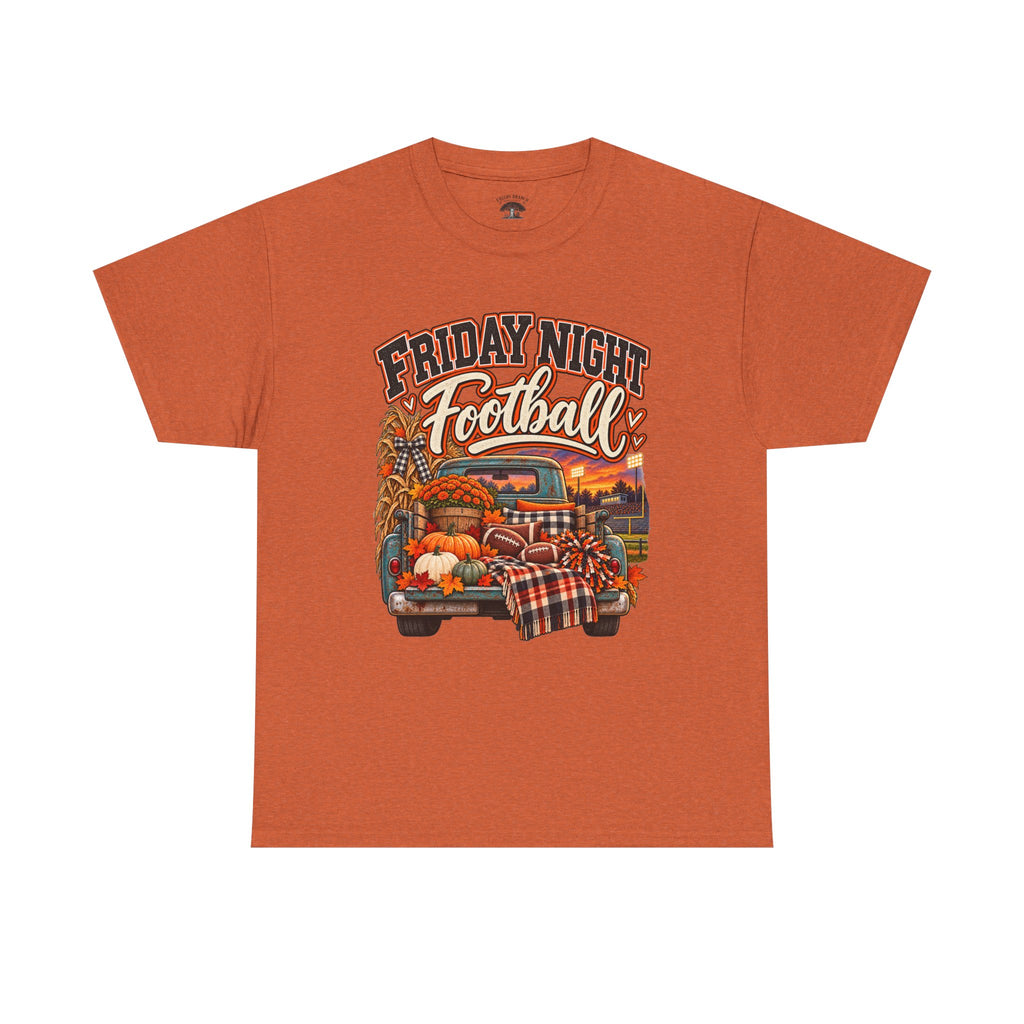 Friday Night Football Vintage Truck Tee – Fall Tailgate & Game Day Shirt