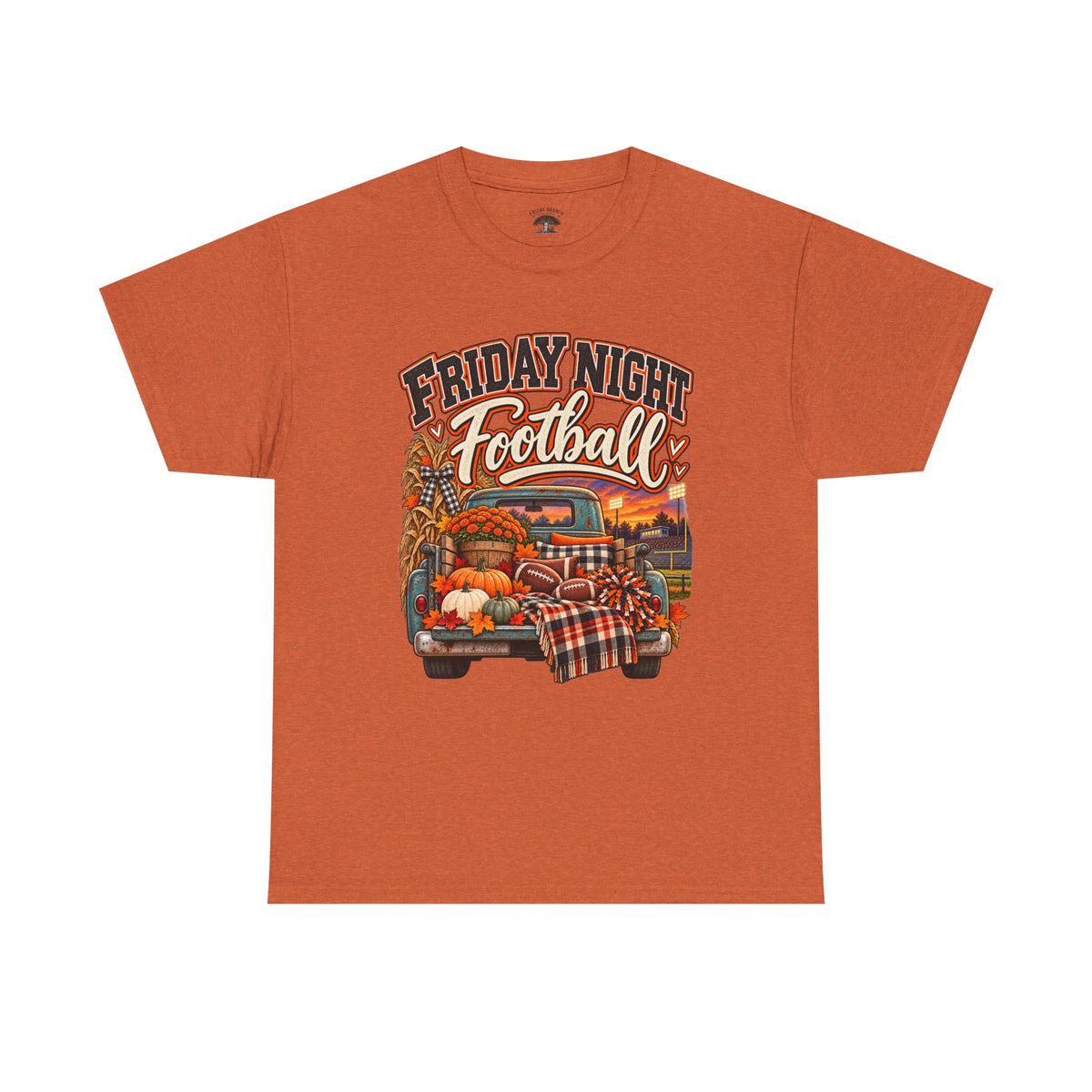 Friday Night Football Vintage Truck Tee – Fall Tailgate & Game Day Shirt