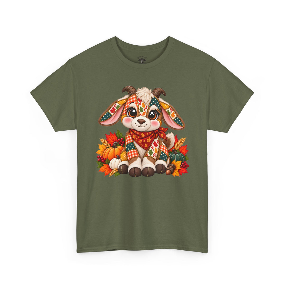 Patchwork Fall Goat T-Shirt