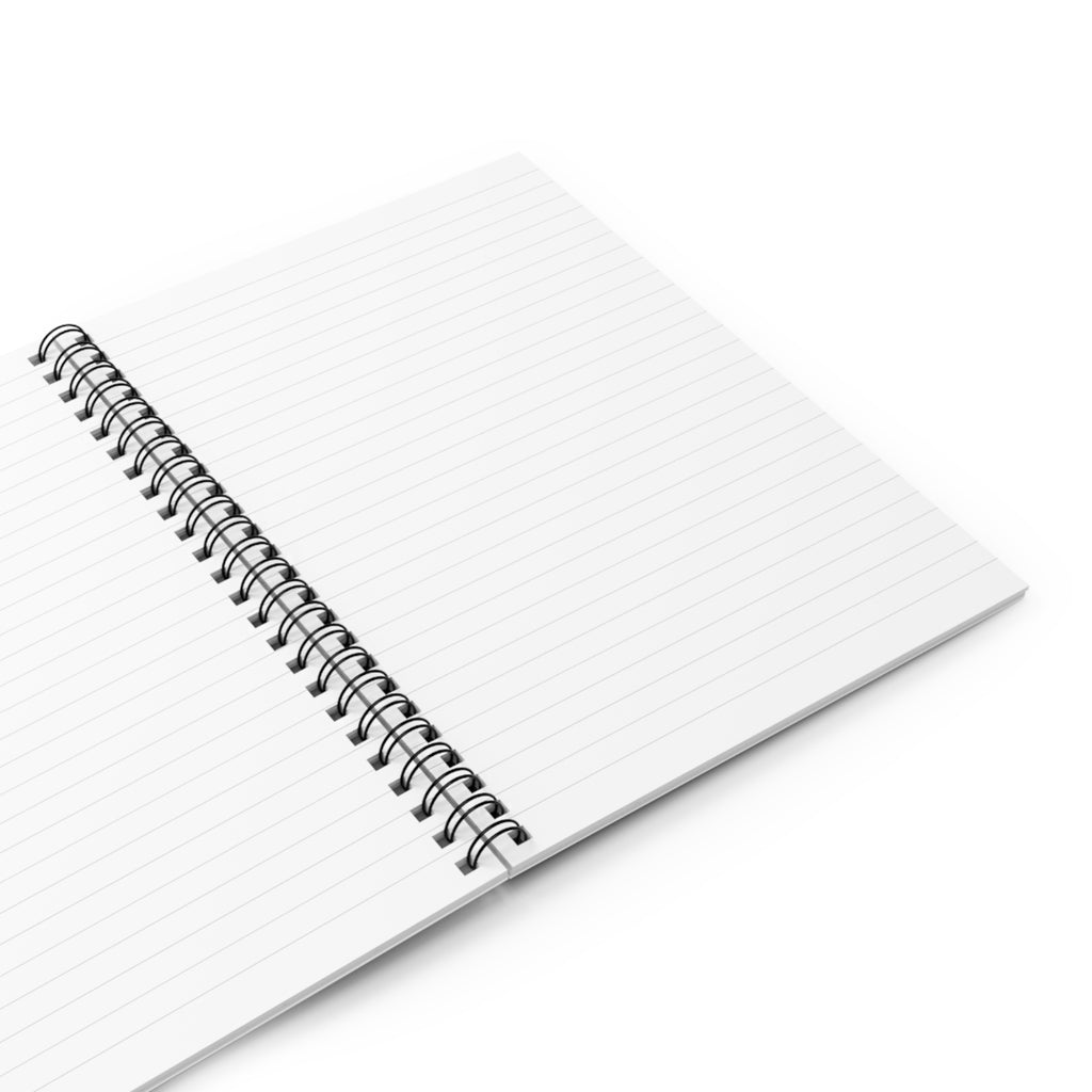 Autumn Pumpkin Spiral Notebook — Fall Leaves Ruled Journal