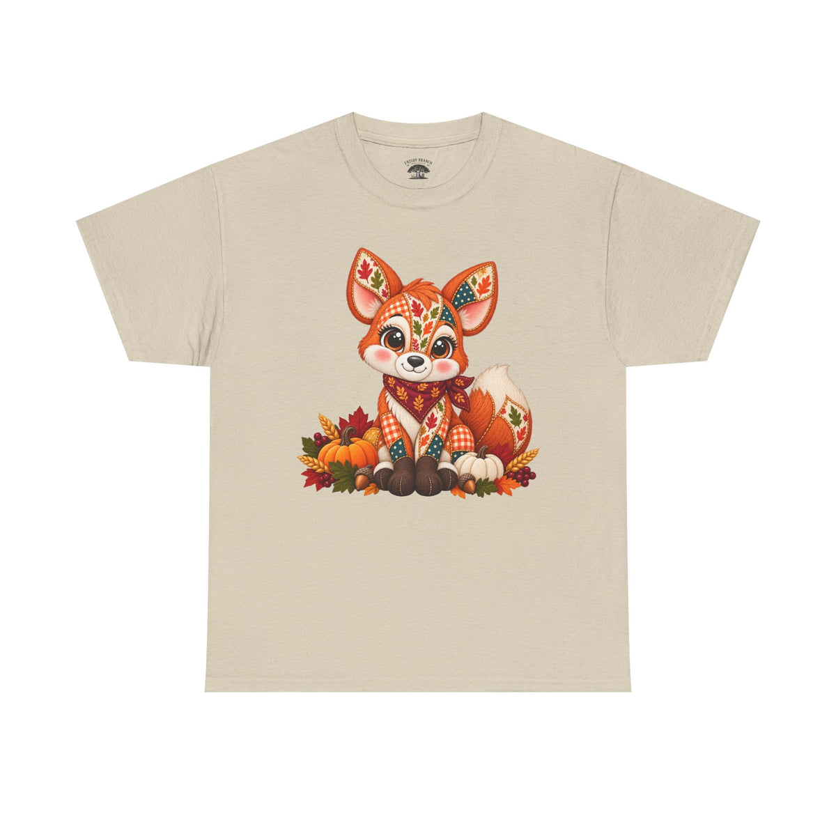 Patchwork Fall Fox T-Shirt
