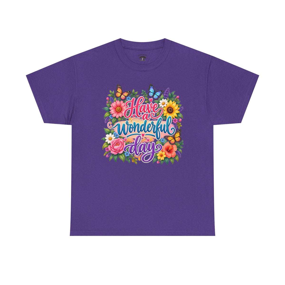 Have a Wonderful Day Floral T-Shirt