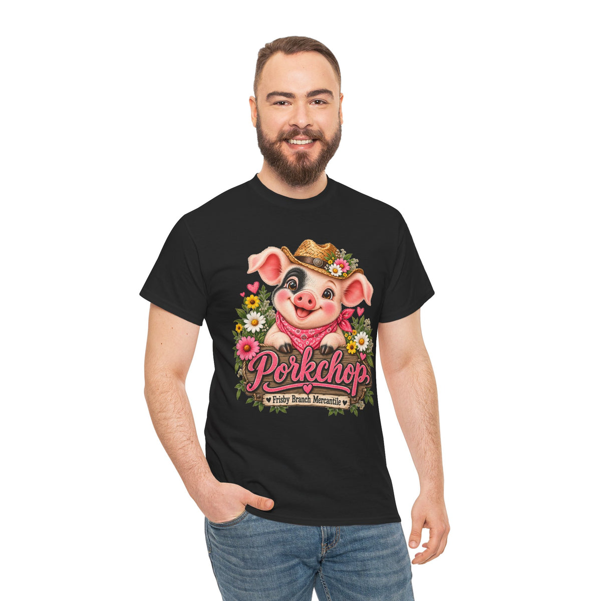 Porkchop Unisex Heavy Cotton Tee