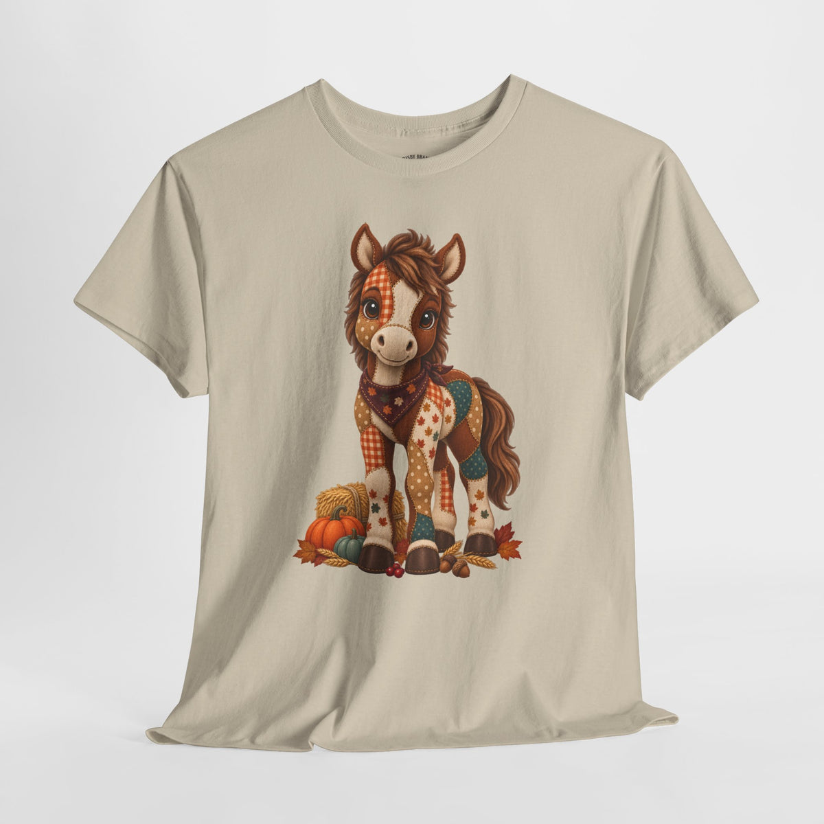 Patchwork Fall Horse T-Shirt