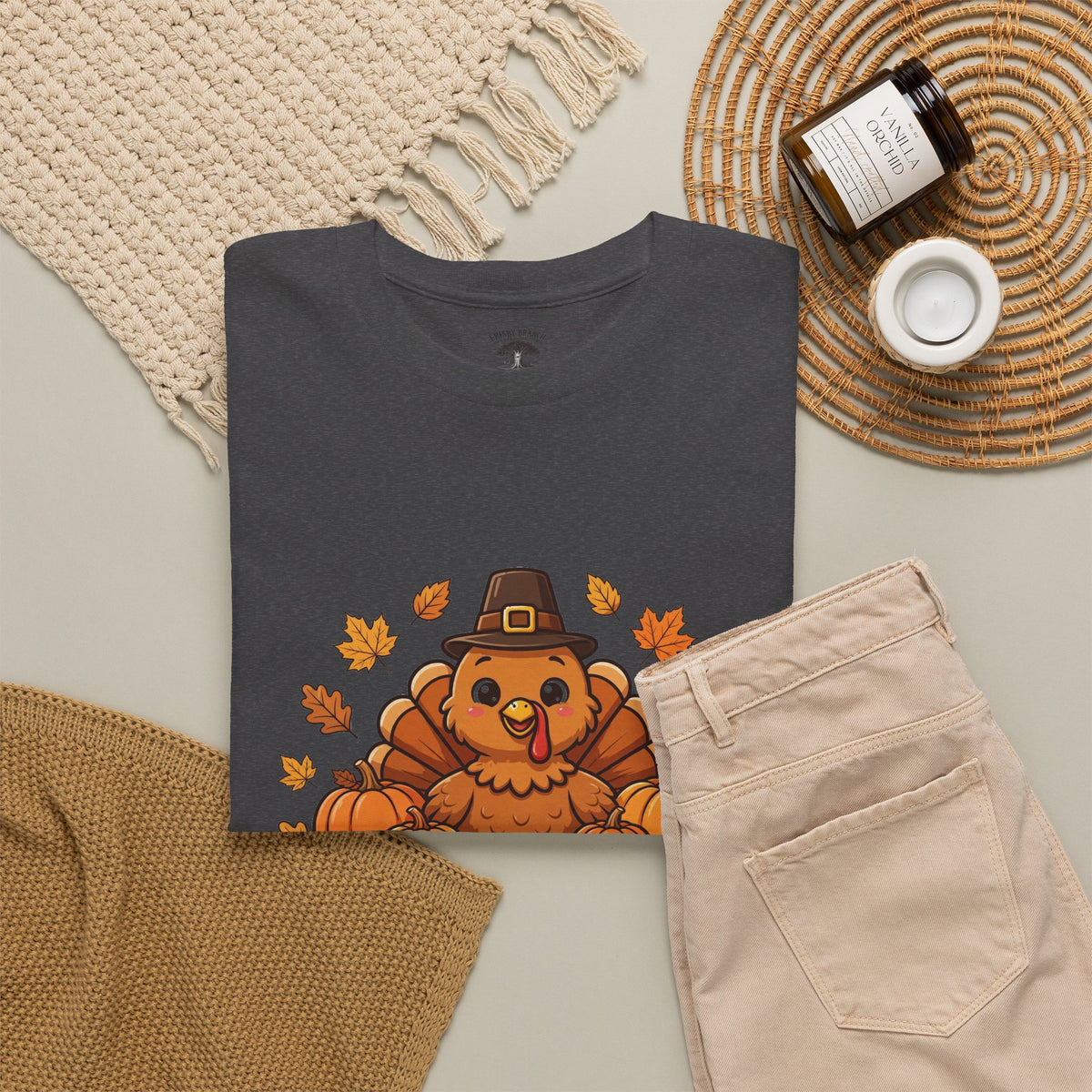 Gobble Til You Wobble T-Shirt — Funny Thanksgiving Turkey Graphic Tee