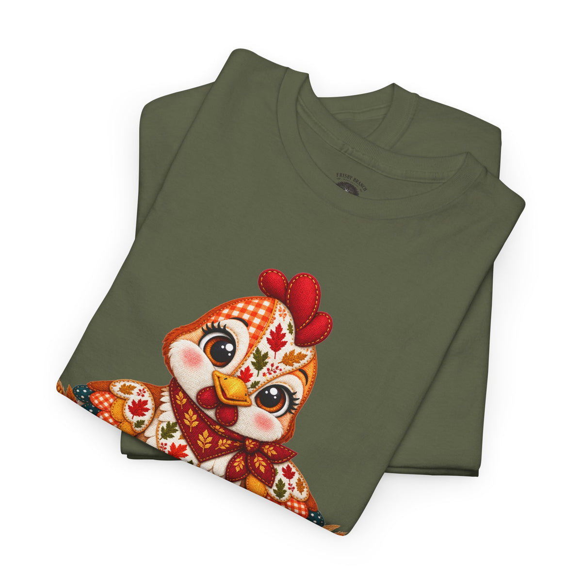 Patchwork Fall Chicken T-Shirt