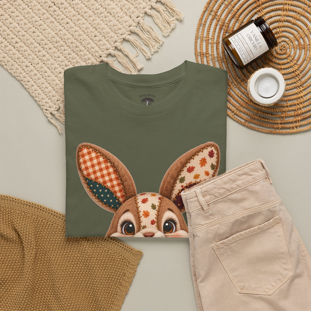 Patchwork Fall Bunny T-Shirt
