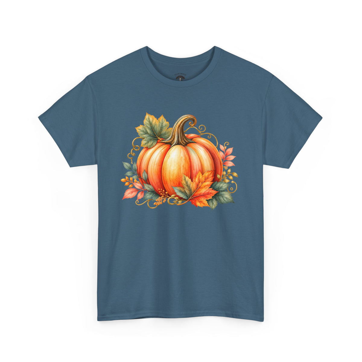 Pumpkin Autumn Graphic Tee — Fall Harvest Shirt