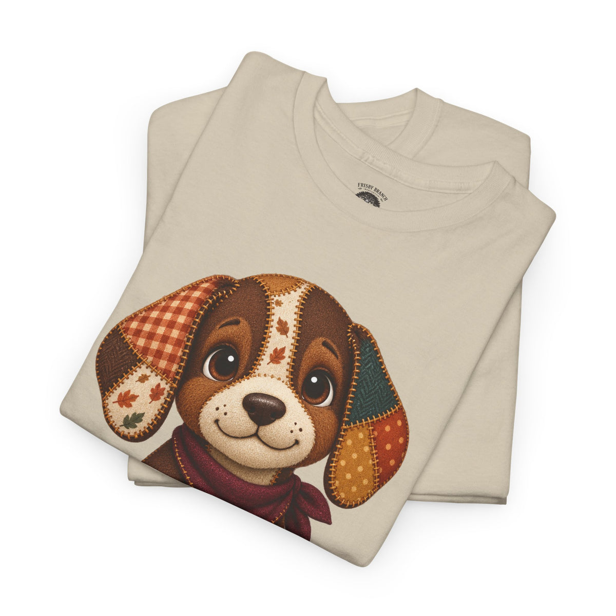 Patchwork Fall Puppy T-Shirt