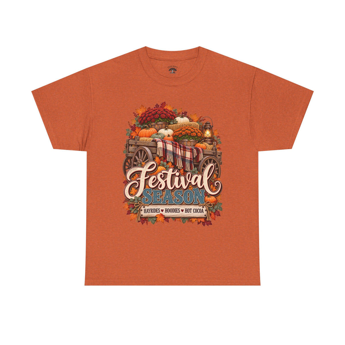 Festival Season Pumpkin Wagon T‑Shirt