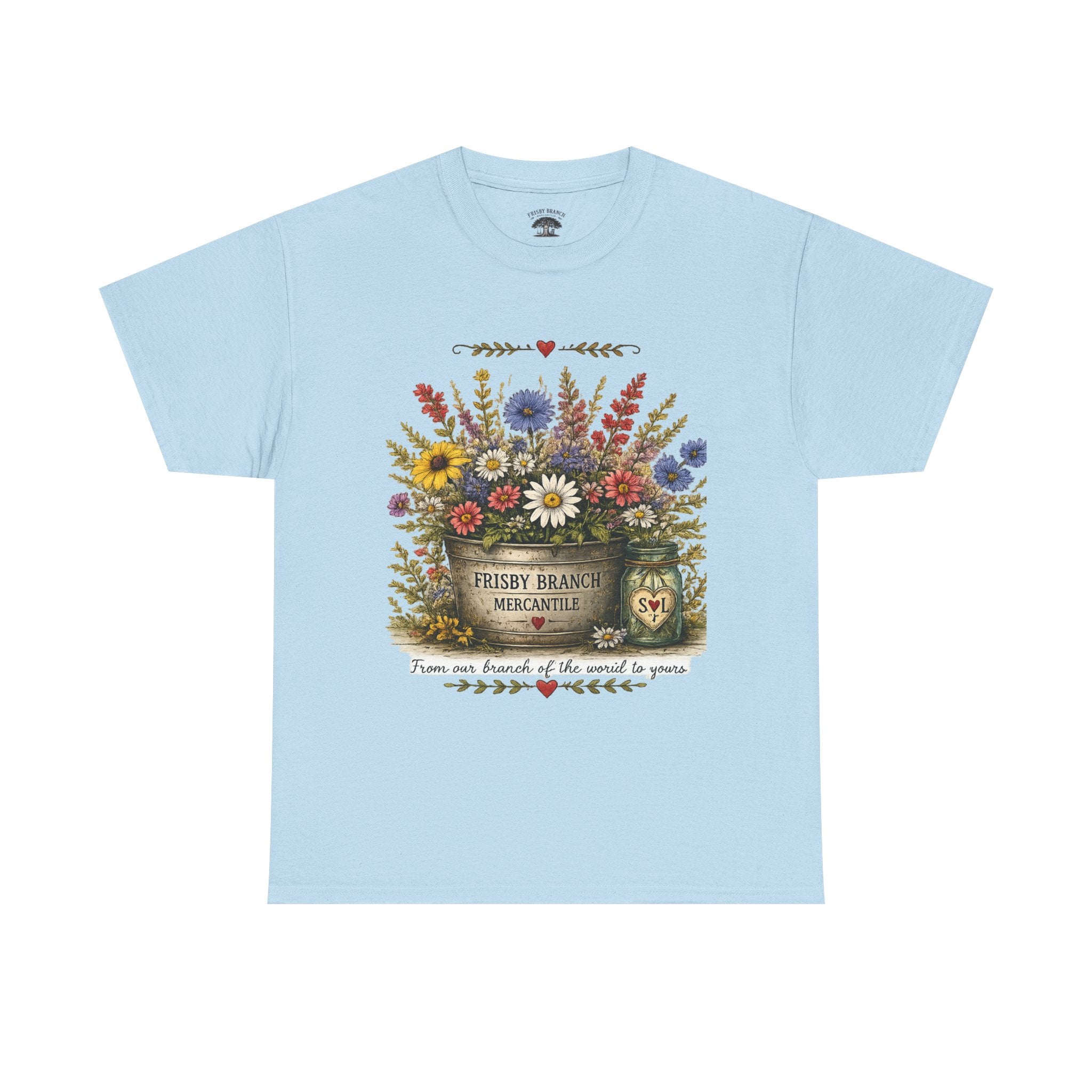Wildflower Bouquet Tee | Country Floral Shirt | Frisby Branch Mercantile