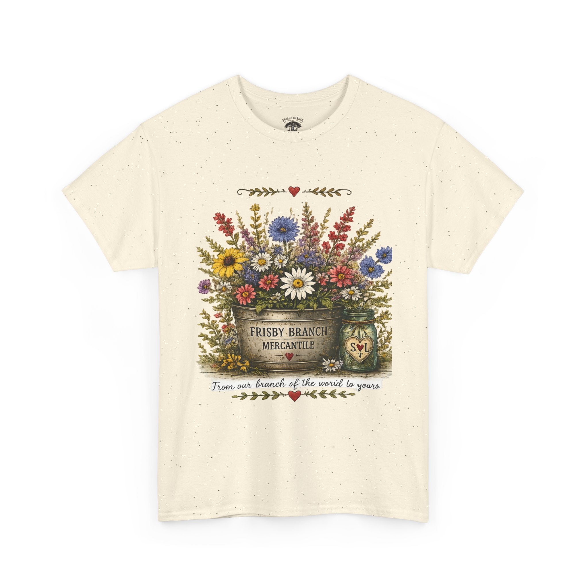 Wildflower Bouquet Tee | Country Floral Shirt | Frisby Branch Mercantile