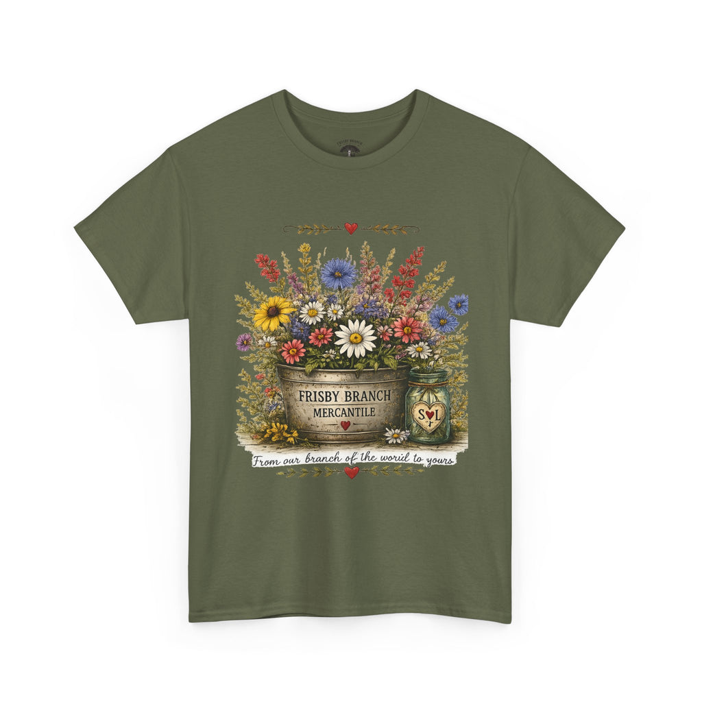 Wildflower Bouquet Tee | Country Floral Shirt | Frisby Branch Mercantile