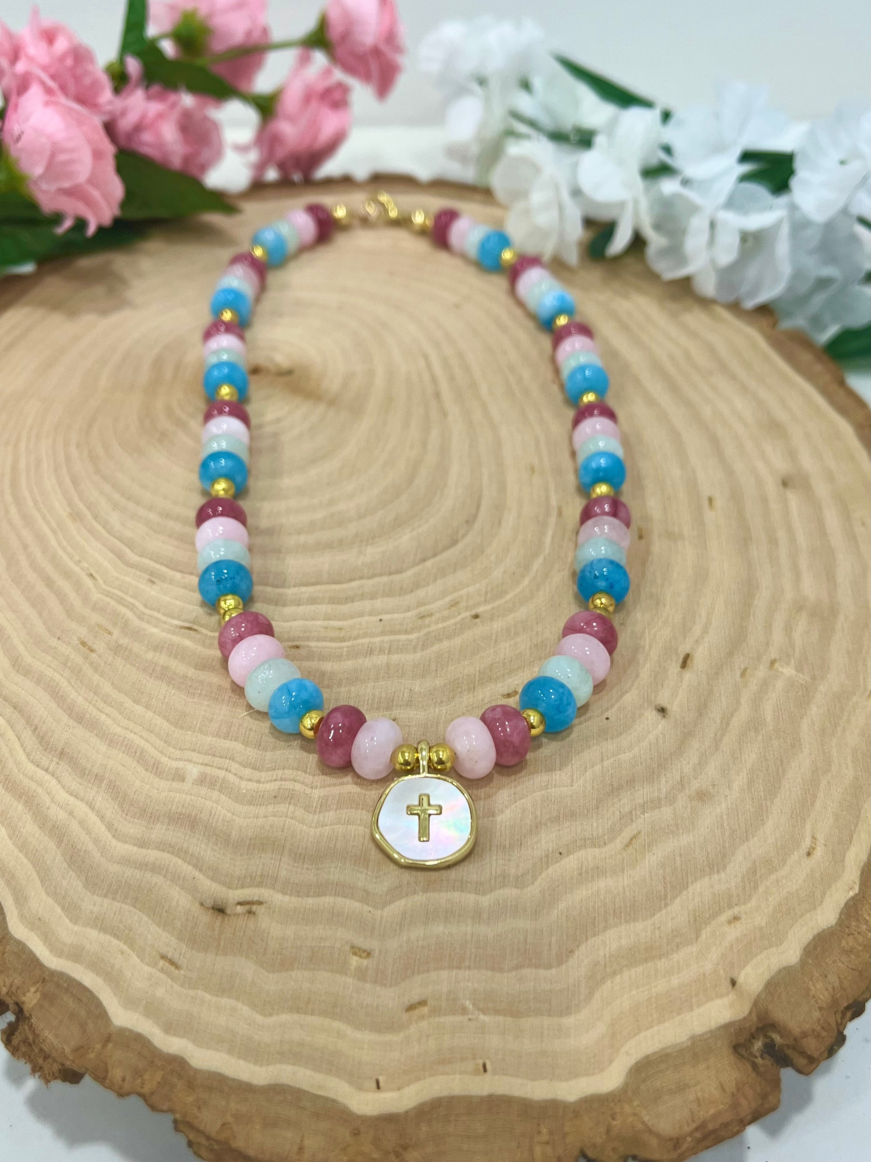 Christian Cross Necklace – Fruit of the Spirit Necklace