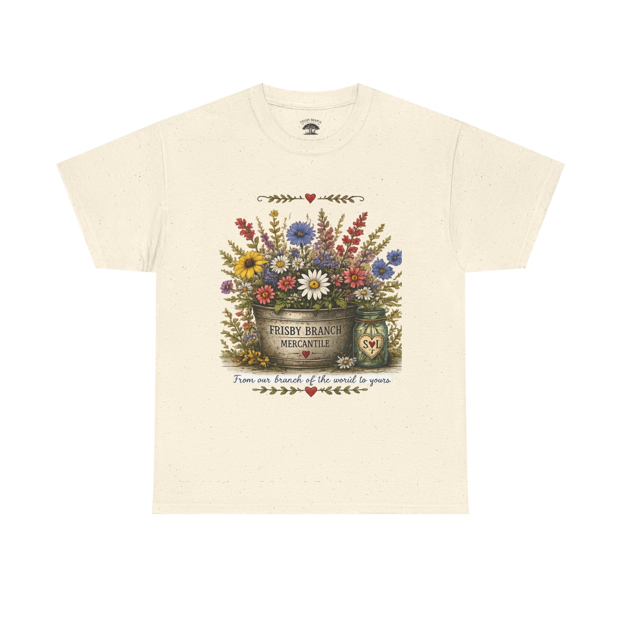 Wildflower Bouquet Tee | Country Floral Shirt | Frisby Branch Mercantile