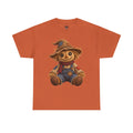 Scarecrow Plush Halloween T-Shirt — Cute Rustic Fall Pumpkin Tee