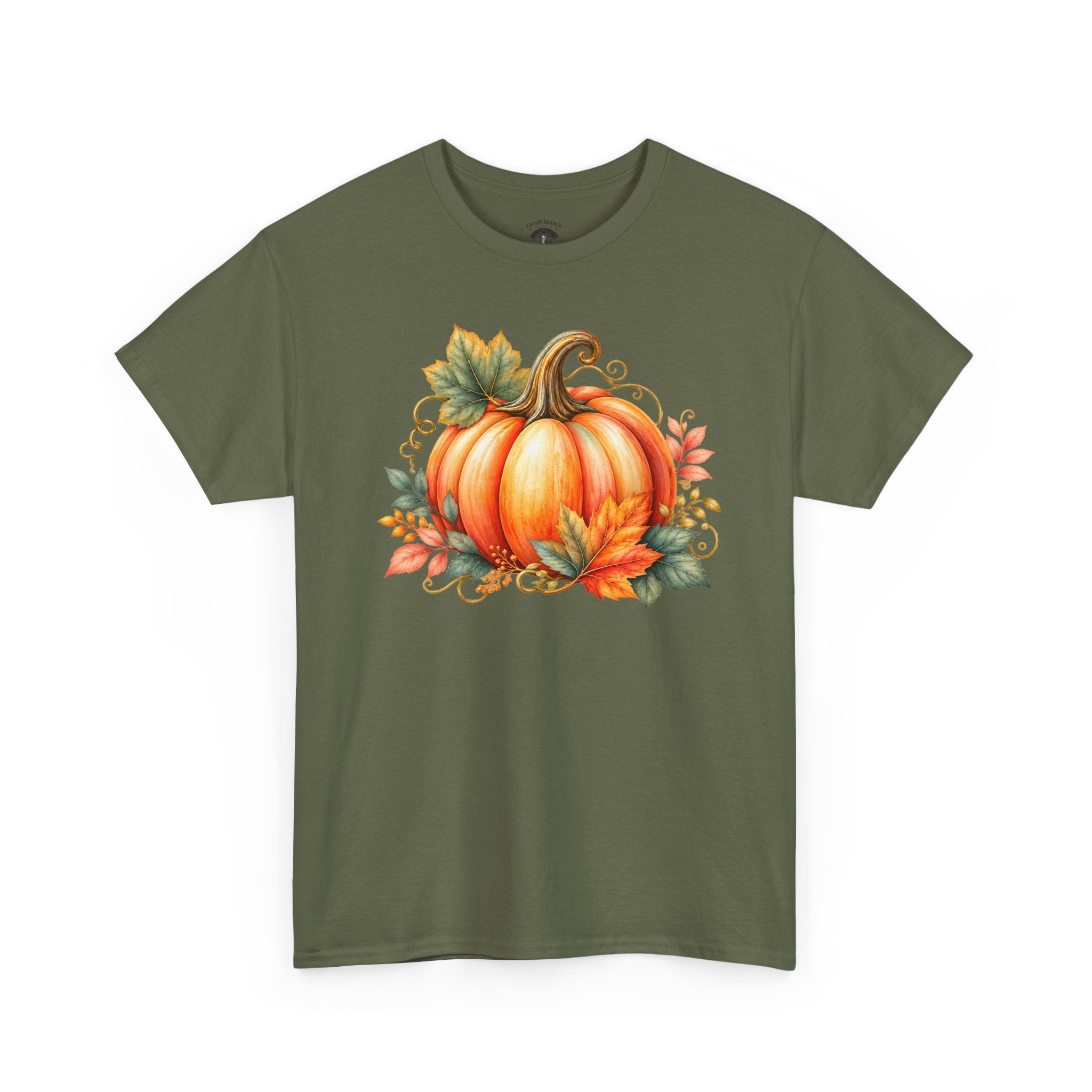 Pumpkin Autumn Graphic Tee — Fall Harvest Shirt