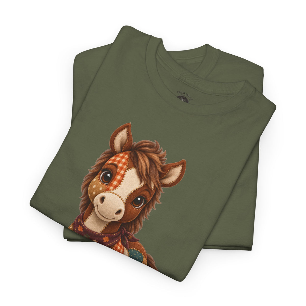 Patchwork Fall Horse T-Shirt