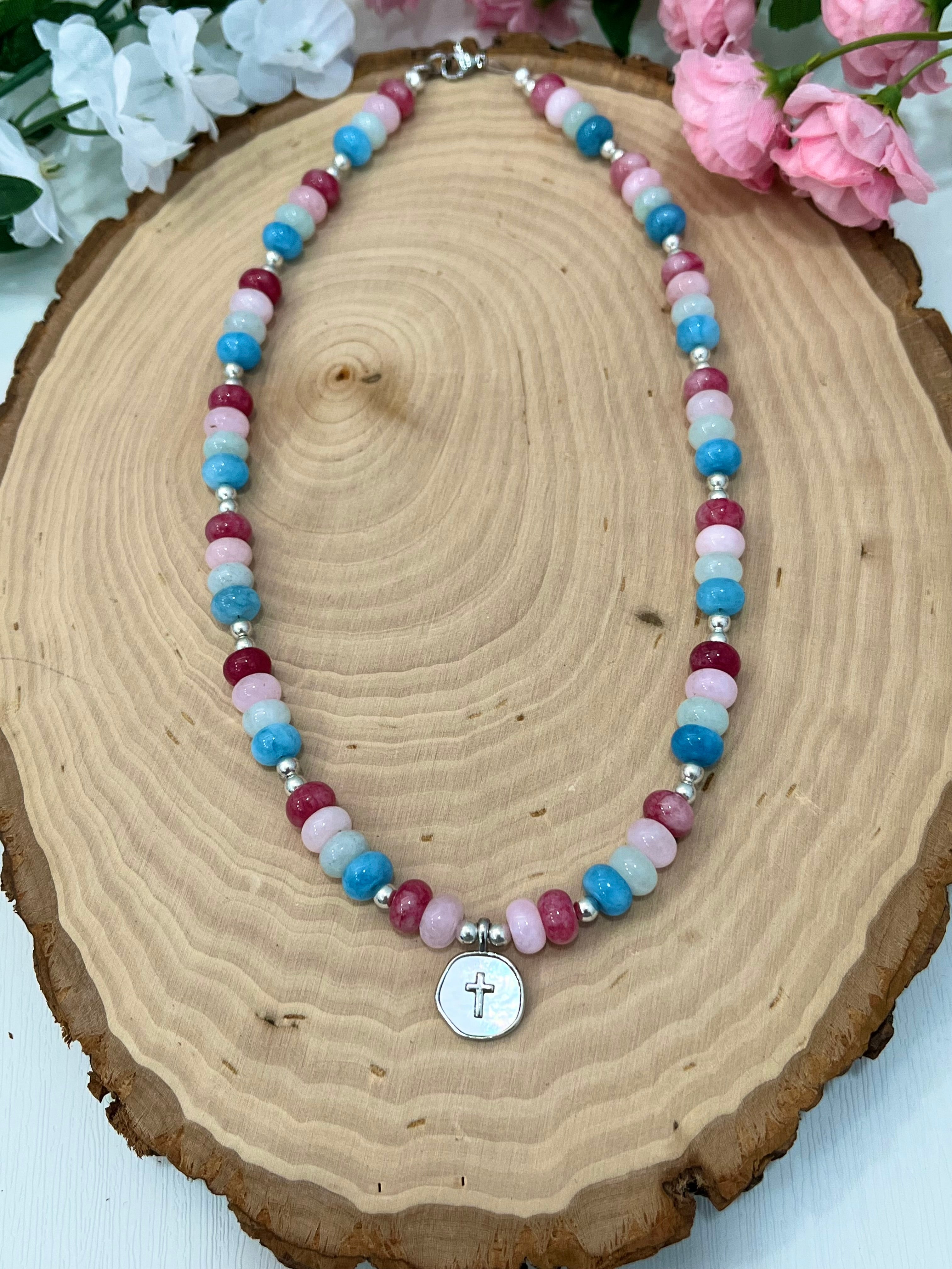 Christian Cross Necklace – Fruit of the Spirit Necklace