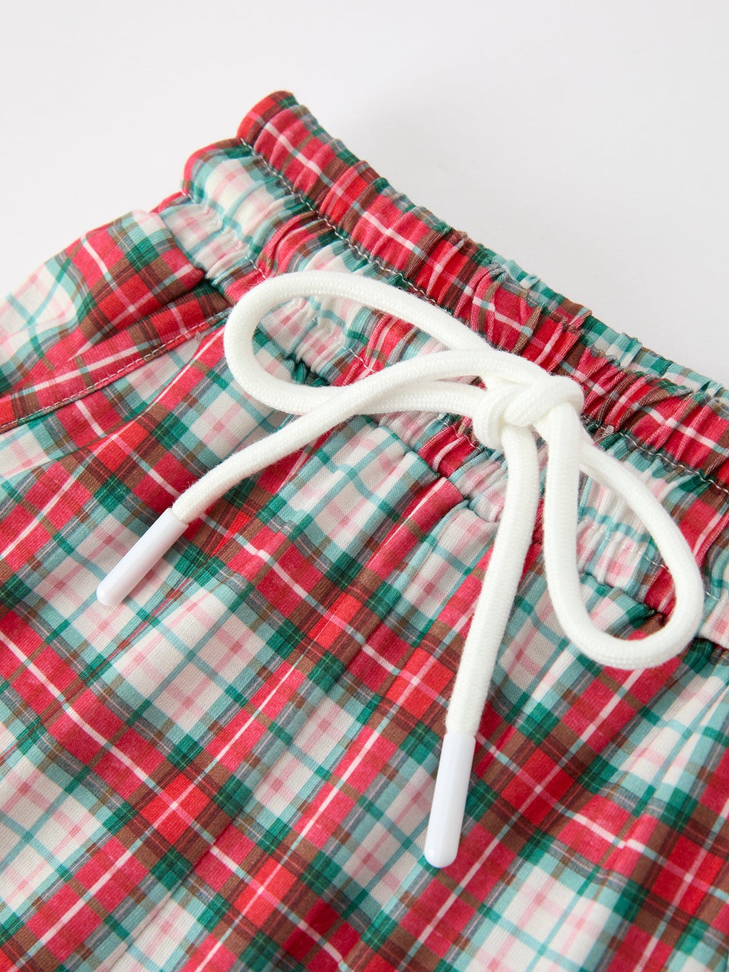 Boys Christmas Tree Plaid Outfit Set