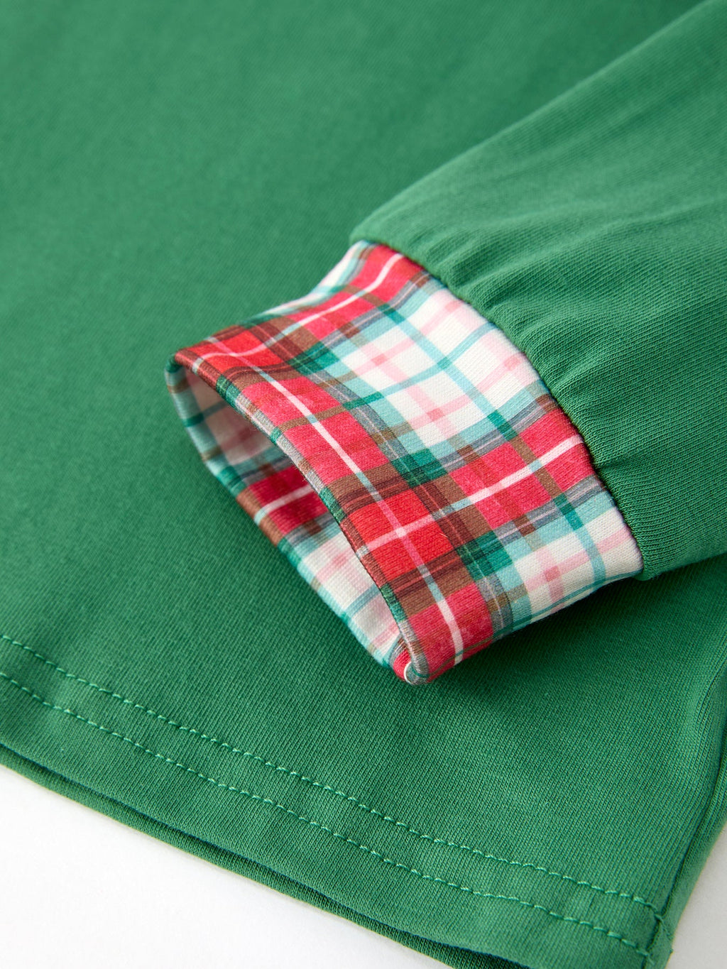 Boys Christmas Tree Plaid Outfit Set