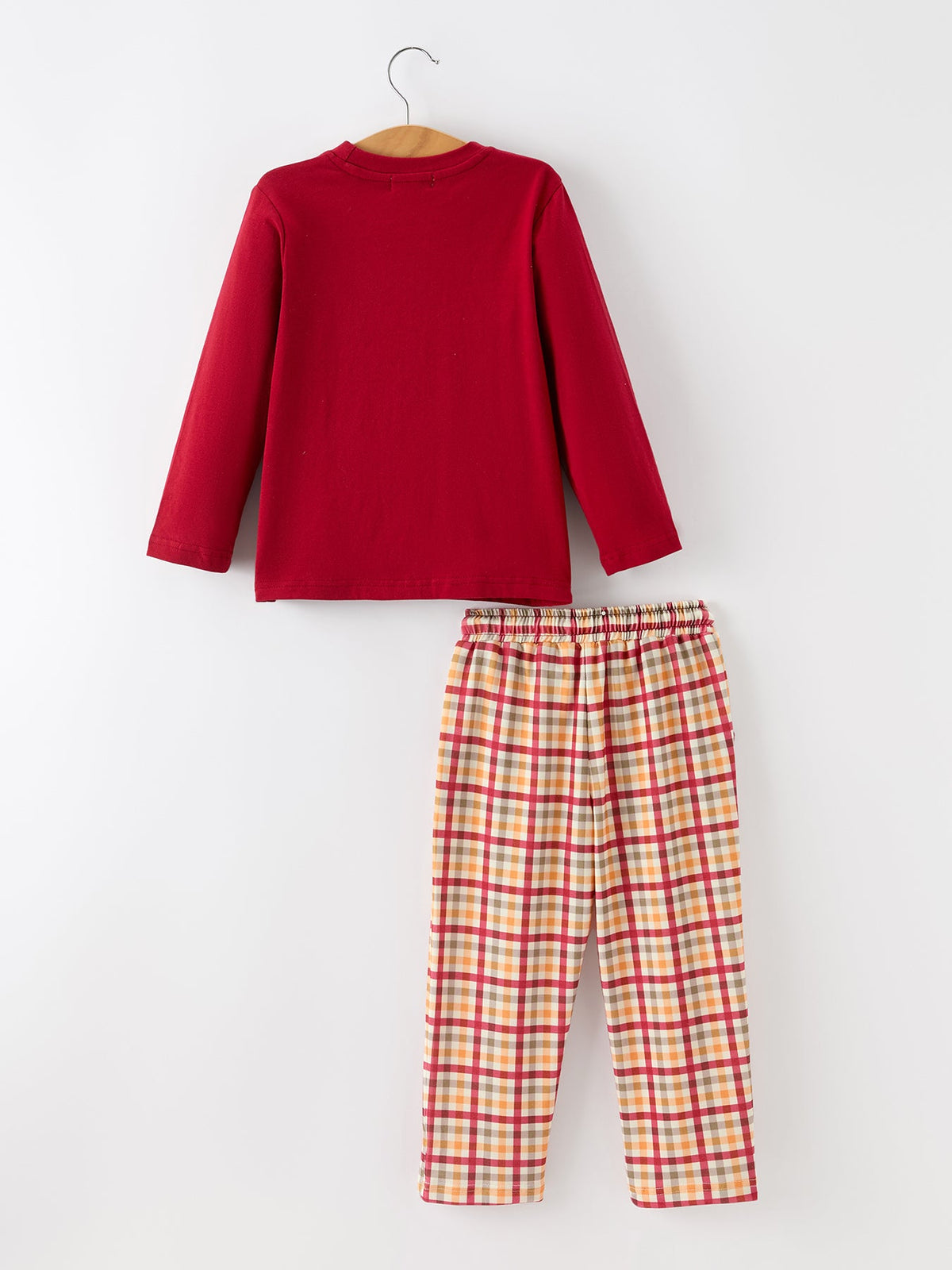 Boys Thanksgiving Turkey & Pumpkin Outfit Set