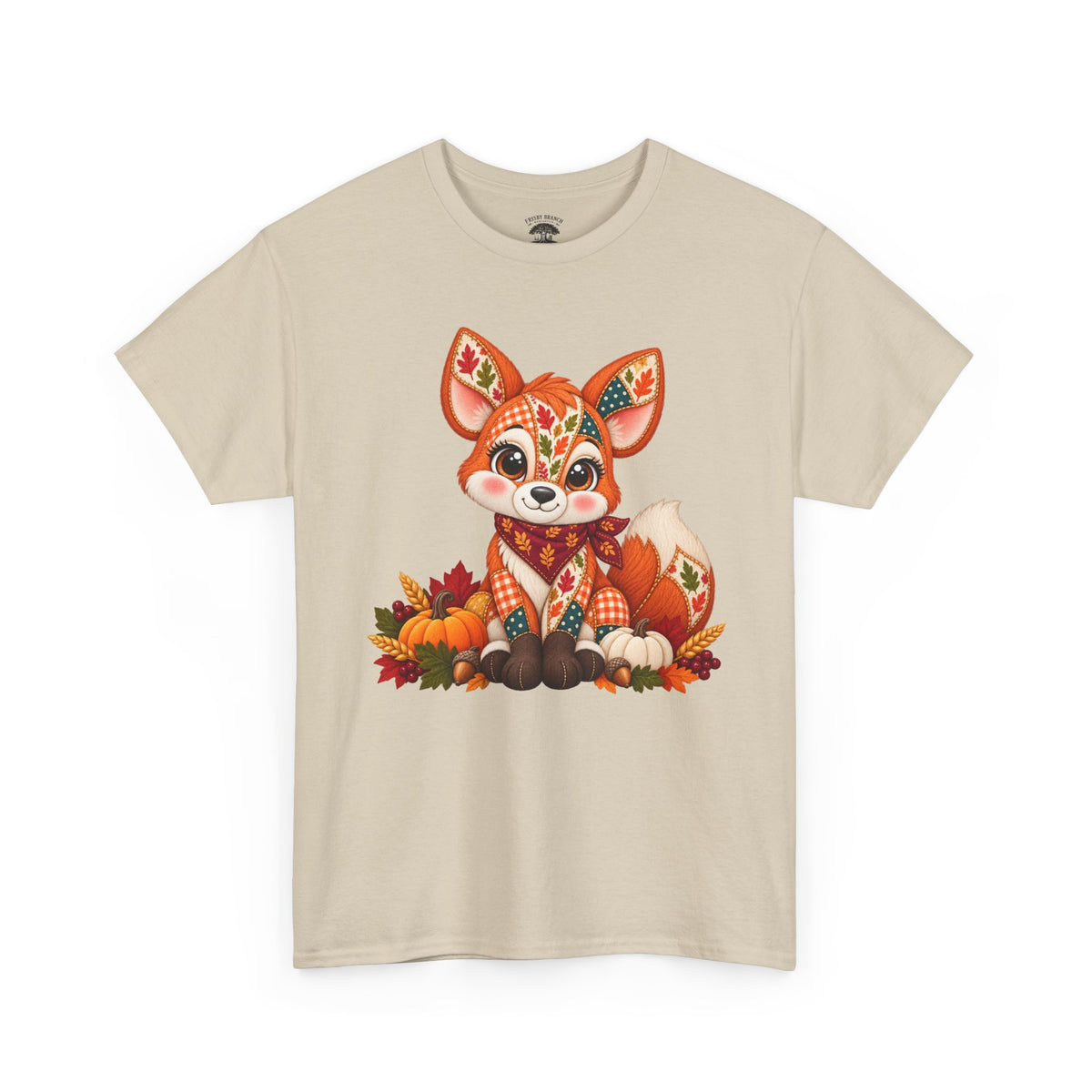 Patchwork Fall Fox T-Shirt