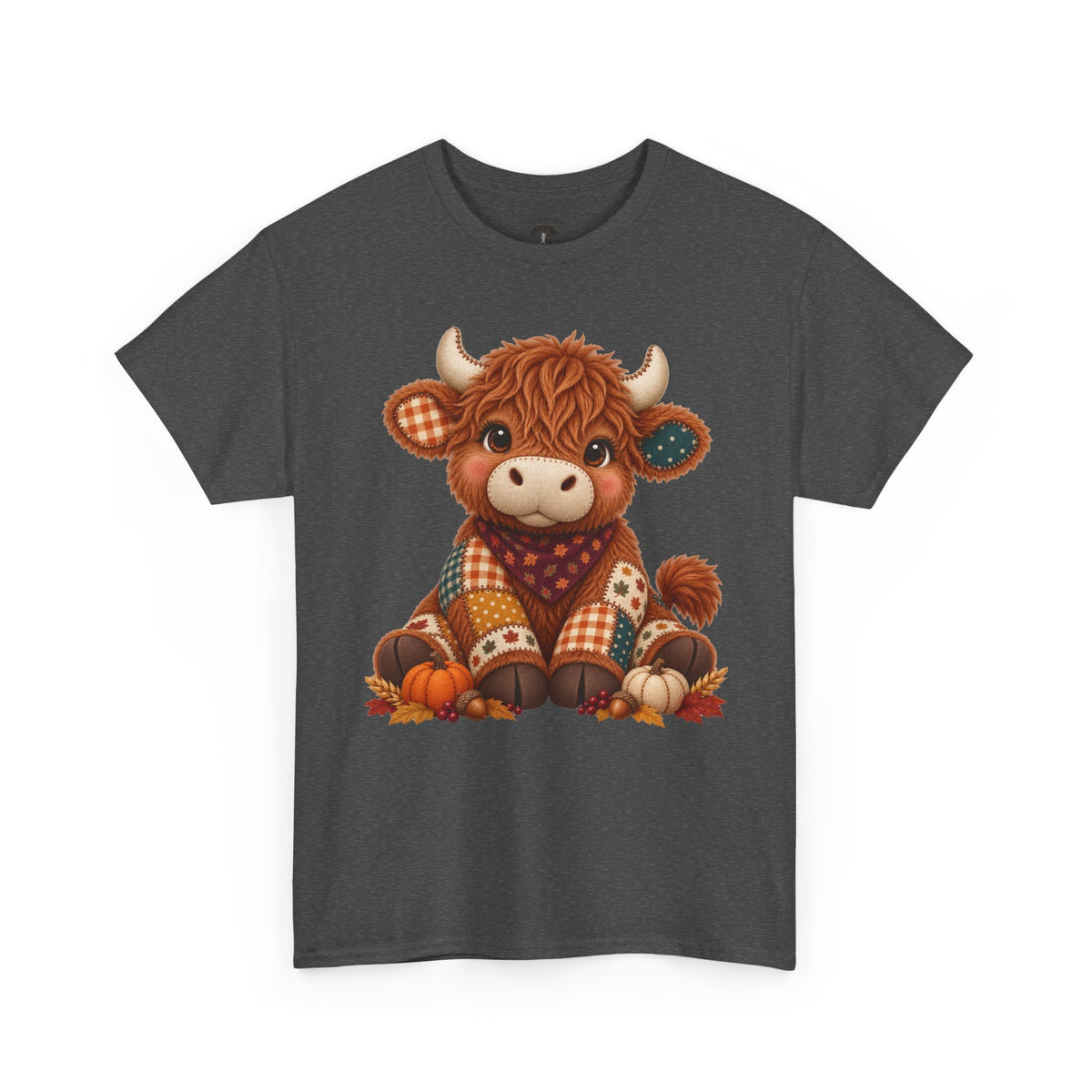 Patchwork Fall Cow T-Shirt