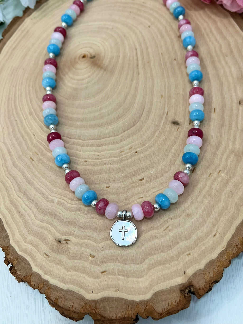 Christian Cross Necklace – Fruit of the Spirit Necklace