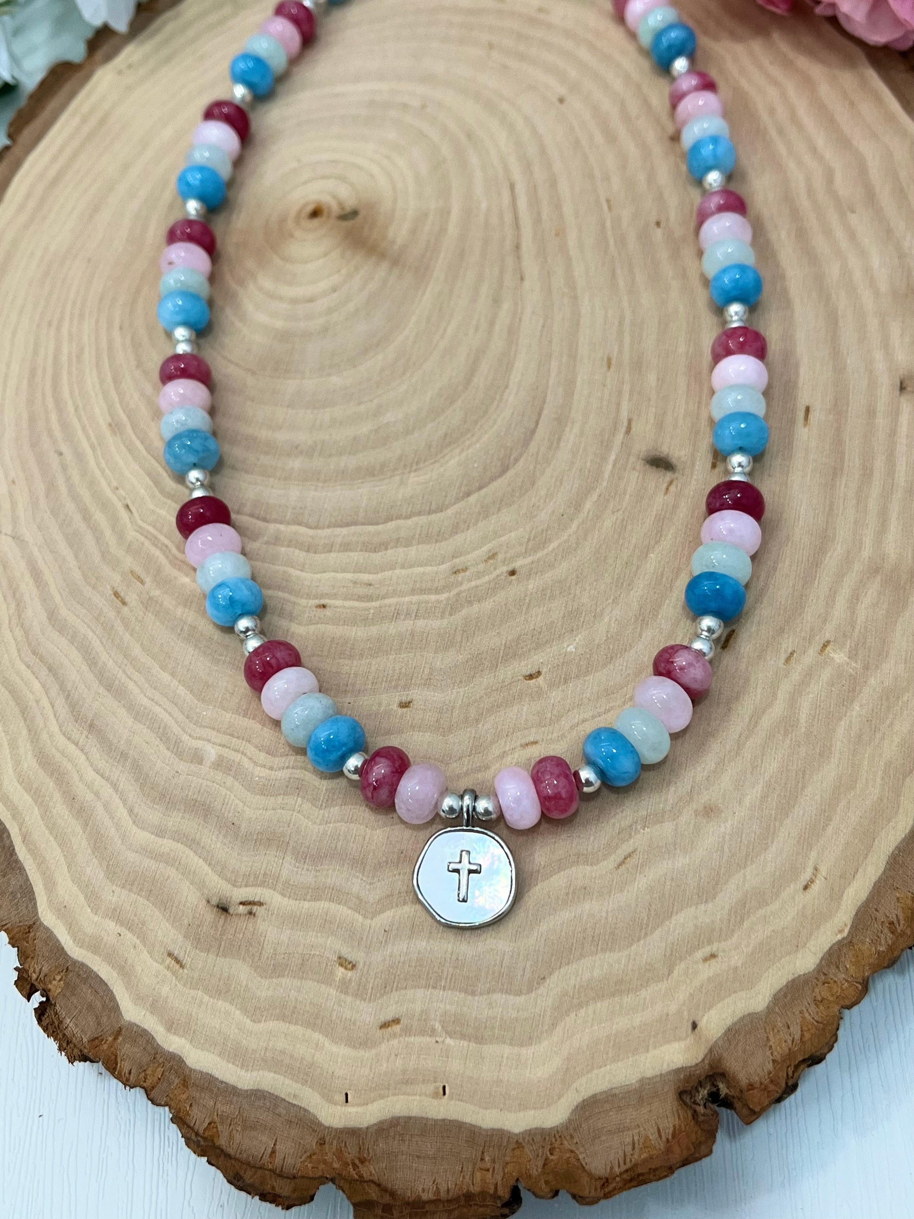 Christian Cross Necklace – Fruit of the Spirit Necklace