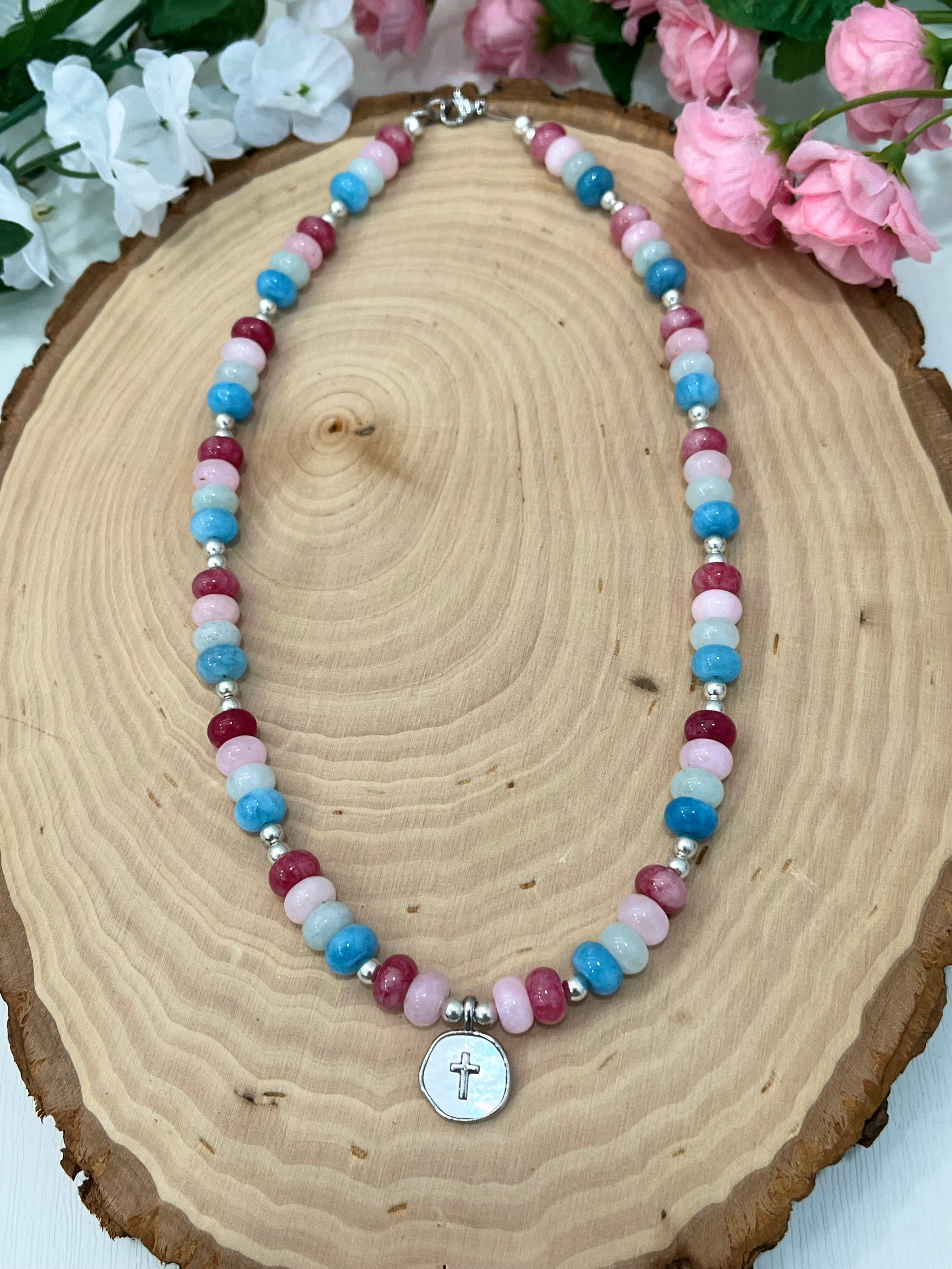 Christian Cross Necklace – Fruit of the Spirit Necklace
