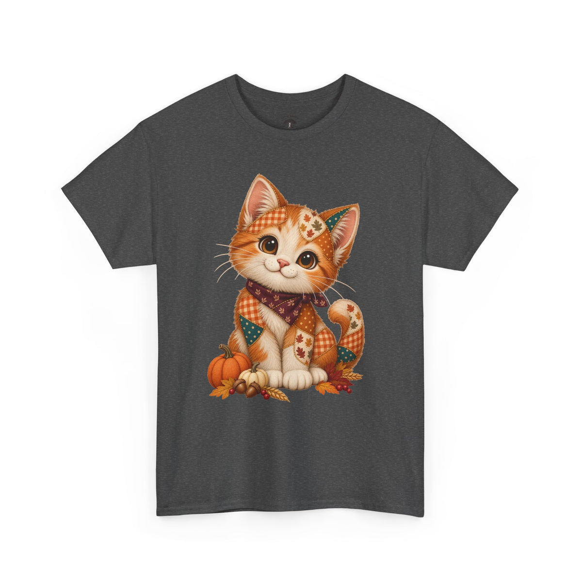 Patchwork Fall Kitten T-Shirt